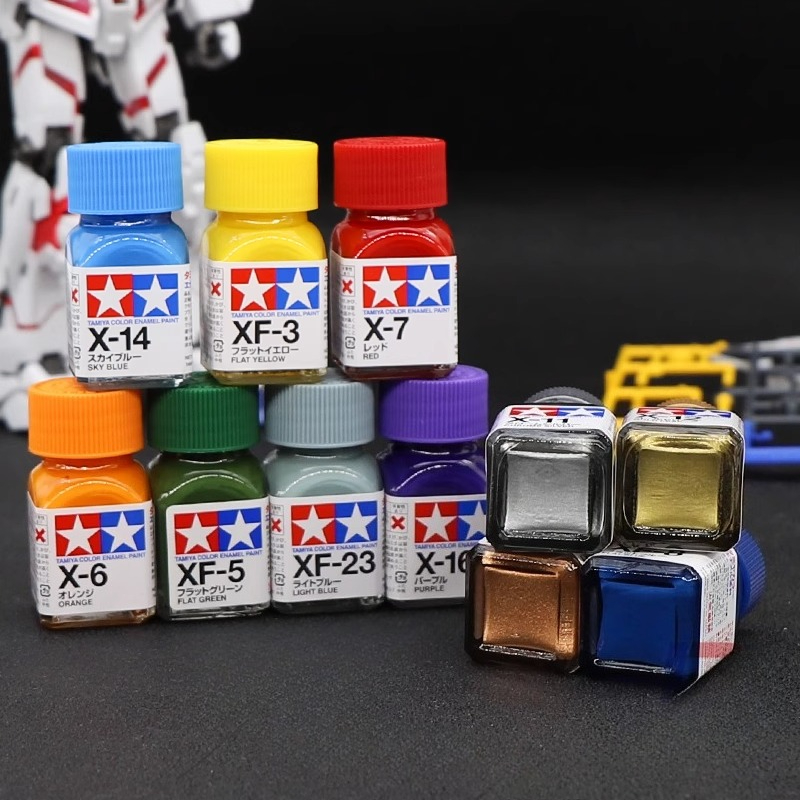 Tamiya Model Paint Set - สารเจือจางสีน้ำมัน TAMIYA X1-24 สารละลายสีน้ำมันสำหรับสีเอนาเมล สารเจือจางสำหรับงานโมเดลทหาร GK