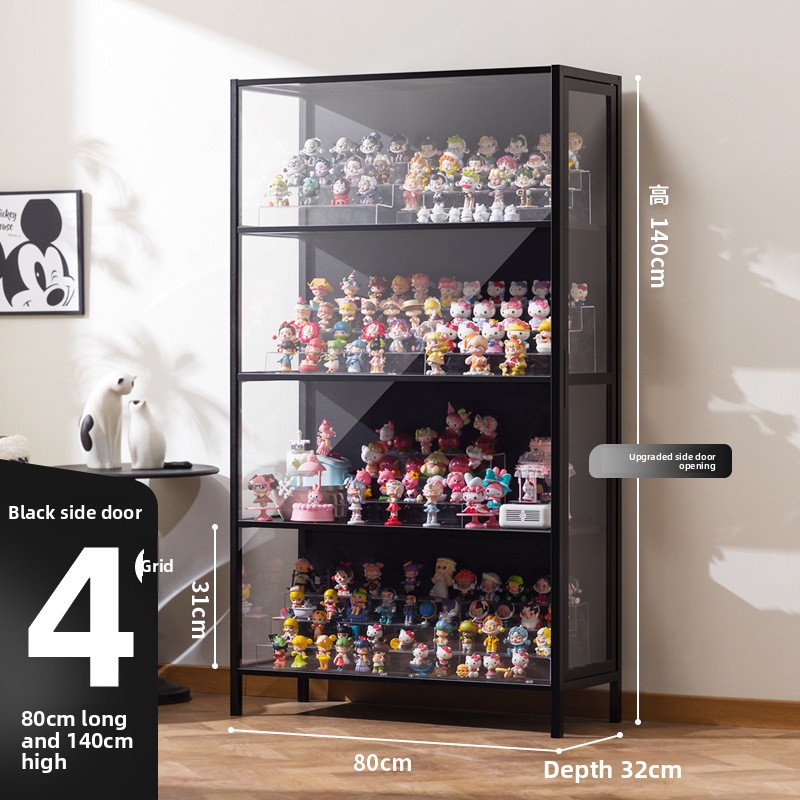Pop Display Shelf - ชั้นวางโชว์และเก็บของแบบกล่องปิดตา ความจุขนาดใหญ่ กล่องเก็บของอะคริลิกใส ตู้เก็บสะสมฟิกเกอร์ POP MART