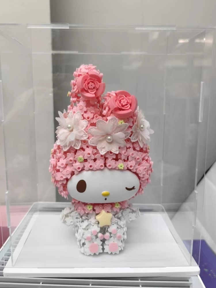 Mystery Box Blind Bag - บล็อกตัวต่อธีมสวนดอกไม้ กล่องสุ่ม ของตกแต่งน่ารัก คลับแสงจันทร์ ปริศนา ของขวัญวันเกิดเซอร์ไพรส์