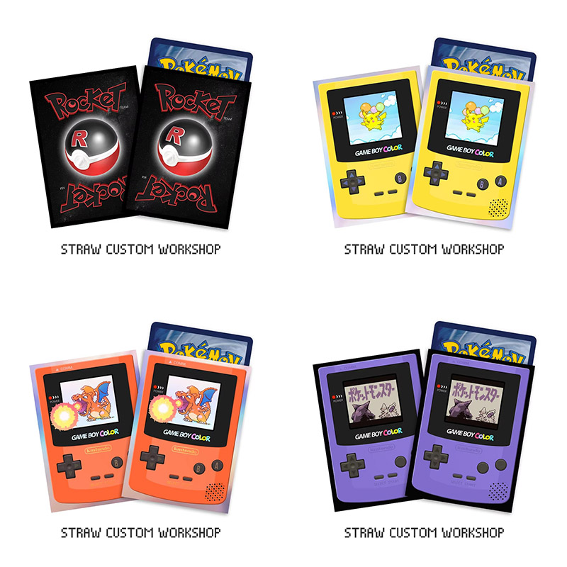 Card Penny Sleeve - 65 ชิ้น/เซ็ตอะนิเมะเกม PTCG Kawaii Pixel การ์ด