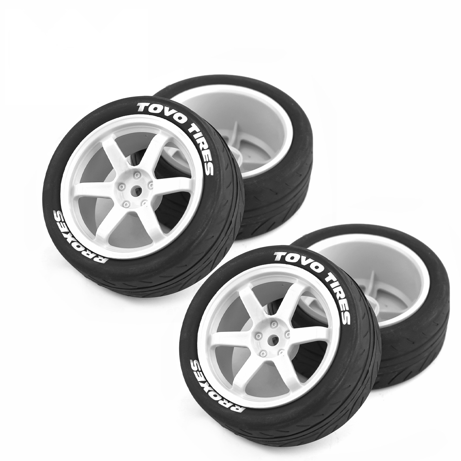 Tamiya Model Rc Car - ยางรถวิทยุบังคับขนาด 1/10 สำหรับรถแข่งบนถนน ยางและล้อแบบแรลลี่ ขนาด 12