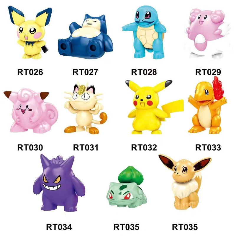 Pokémon ประกอบของเล่นอะนิเมะ M - Lego Set Creator บทวิจารณ์และราคา