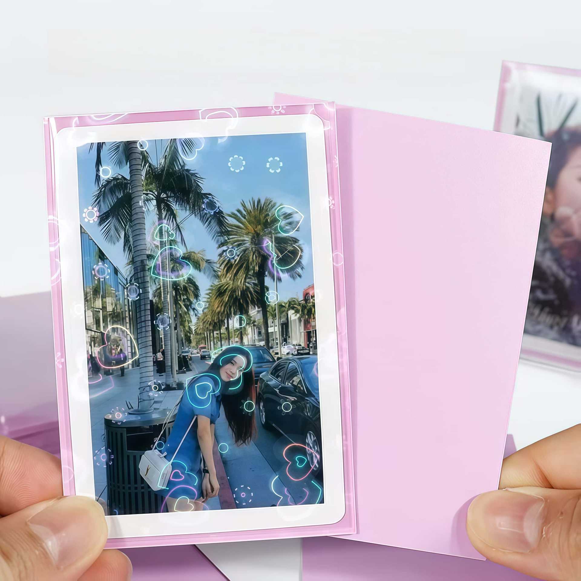 50 ชิ้น การ์ดเลเซอร์รูปหัวใจ 6 - Card Penny Sleeve บทวิจารณ์และราคา
