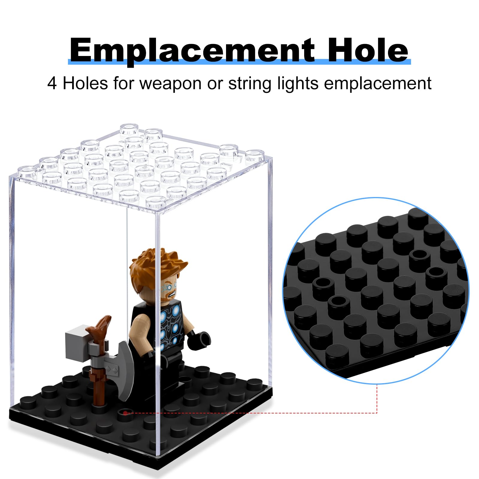 อะคริลิค Building Block กล่องส - Lego Minifigure Holder บทวิจารณ์และราคา