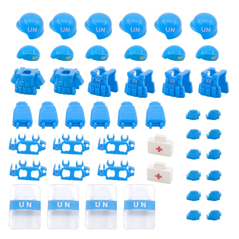UN peacelkeeping FORC เสื้อเบเ - Lego Minifigure Holder บทวิจารณ์และราคา