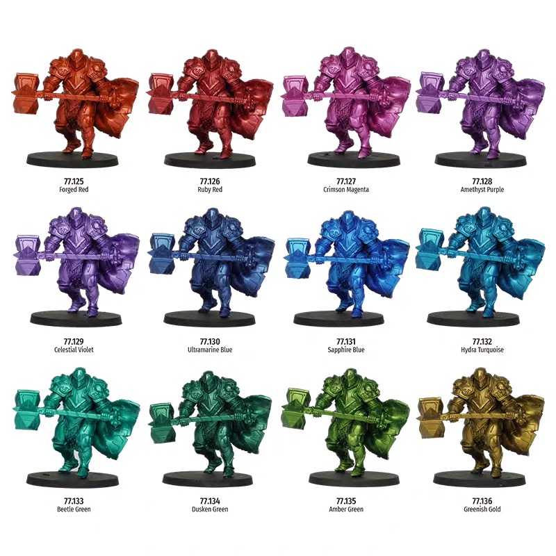 สีเมทัลลิกซีรีส์ 18 มล. สีสำหร - Tamiya Model Paint Set บทวิจารณ์และราคา