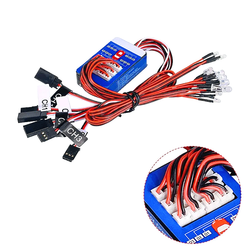 ชุดไฟ LED 12 ดวงสำหรับรถบังคับ - Tamiya Model Rc Car บทวิจารณ์และราคา
